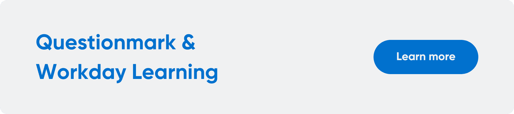 Questionmark & Workday Learning - Learn more